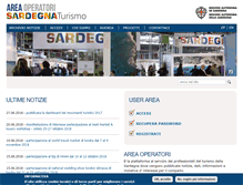 Tablet Screenshot of operatori.sardegnaturismo.it